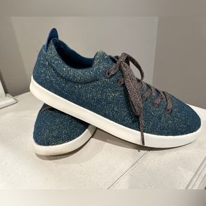 Allbirds Women's WP Wool Pipers Turquoise Color Wool Lace Up Shoes Size 11
